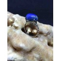 Lapis Lazuli Handmade Silver 925 Ring from India