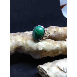 Malachite Handmade Silver 925 Ring from India