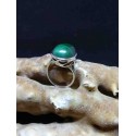 Malachite Handmade Silver 925 Ring from India