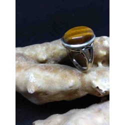 Tiger Eye Handmade Silver 925 Ring from India