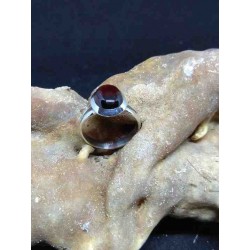 Garnet Handmade Silver 925 Ring from India