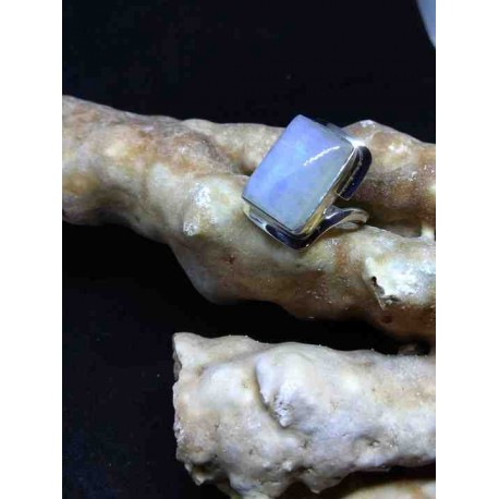 Moonstone Handmade Silver 925 Ring from India