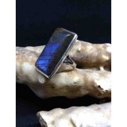 Labradorite Handmade Silver 925 Ring from India