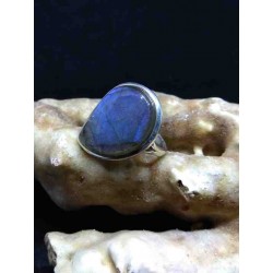 Labradorite Handmade Silver 925 Ring from India