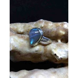 Labradorite Handmade Silver 925 Ring from India