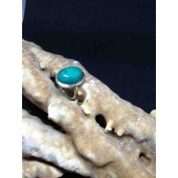 Turquoise Handmade Silver 925 Ring from India