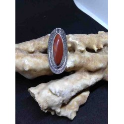 Carneol Handmade Silver 925 Ring from India