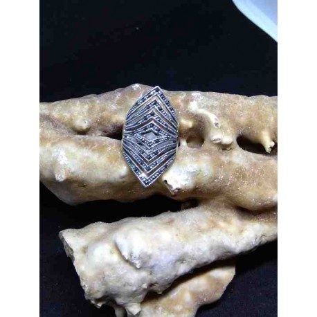 Marcasite Handmade Silver 925 Ring from India