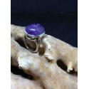 Amethyst Handmade Silver 925 Ring from India