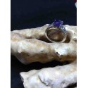 Amethyst Handmade Silver 925 Ring from India