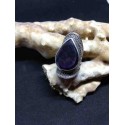 Amethyst Handmade Silver 925 Ring from India