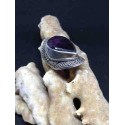 Amethyst Handmade Silver 925 Ring from India