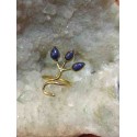 Lapis Brass Handmade Ring From India