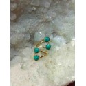 Turquoise Brass Handmade Ring From India