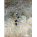 Lapis Brass Handmade Ring From India