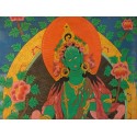 Green Tara Thangka