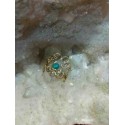 Turquoise Brass Handmade Ring From India