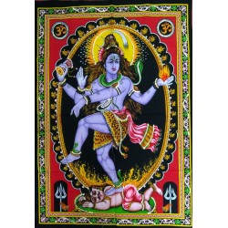 Lord Shiva Nataraj Painting from India.