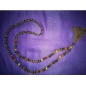 Rudraksha and handmade bone beads Mala Necklace from Nepal