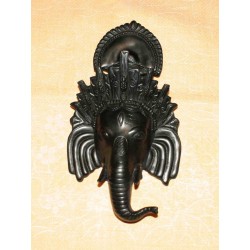 Lord Ganesha Resin Mask From Nepal