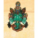 Lord Ganesha Resin Mask From Nepal