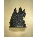 Shiva Parvati Ganesha Resin Statue From Nepal