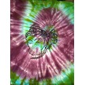 T-shirt painted with tie dye technic from India