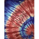 T-shirt painted with tie dye technic from India