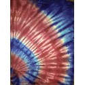 T-shirt painted with tie dye technic from India