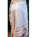 Boho Lace Long Skirt