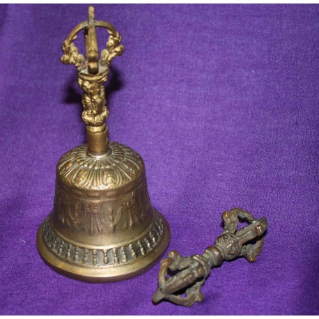 "Ghanta " Prayer Bell with Dorje from Nepal