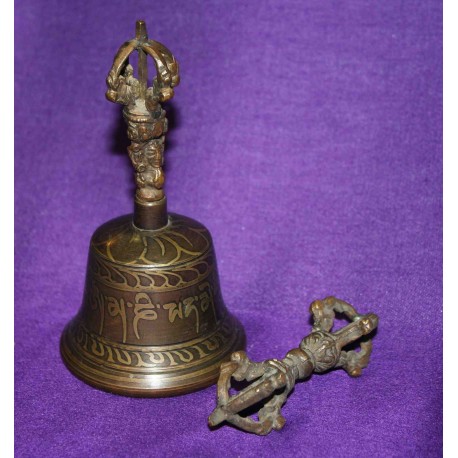 "Ghanta " Prayer Bell with Dorje from Nepal