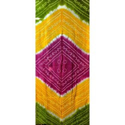 Bandhini TIe n Dye Cotton Scarf from Rajastan India