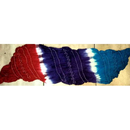 Bandhini Tie n Dye Φουλάρι από Ινδία Ρατζαστάν