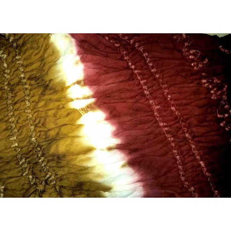 Bandhini TIe n Dye Cotton Scarf from Rajastan India