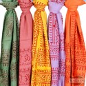 Cotton Scarf ,Prayer , Om from India