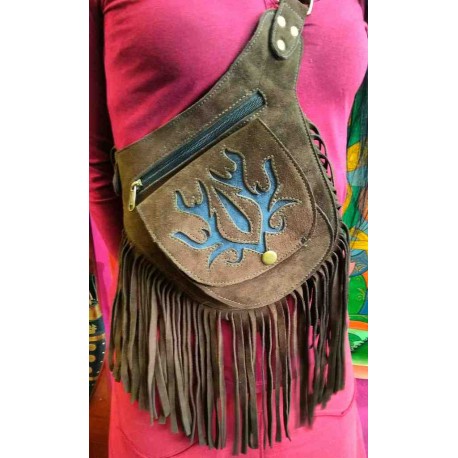 Leather bag from India