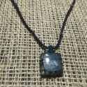 Labradorite makrame pendant