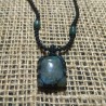 Labradorite makrame pendant
