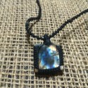 Labradorite makrame pendant