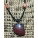 Tiger Eye makrame pendant