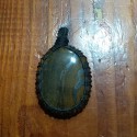 Tiger Eye makrame pendant