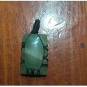 Aventurine makrame pendant