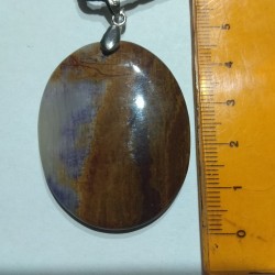 Purple Lace Chalchedony pendant