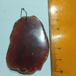 Agate slice pendant