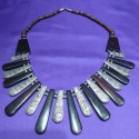 Bone and metal Necklace from Nepal