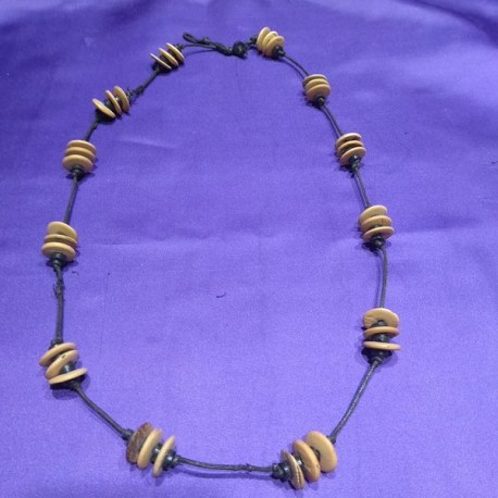 Wood Necklace from Indonesia