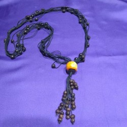 Wood Necklace from Indonesia