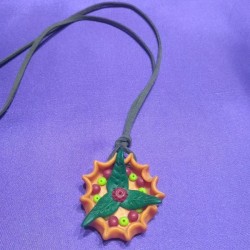 Synthetic clay Pendant