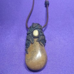 Jasper "Fimo" Pendant